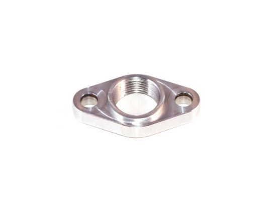 Torque Solution Billet Oil Drain Flange For Use w/ Borgwarner S400 and T6 Turbos - TS - UNI - 008 - Subimods.com