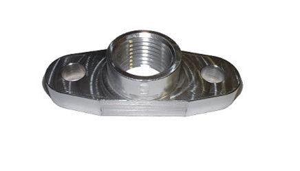 Torque Solution Billet Oil Drain Flange For Use w/ Precision and T3/T4 Turbos - TS - UNI - 004 - Subimods.com