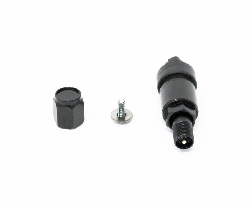 Torque Solution Billet TPMS Valve Stem Black (Set of 4) Most Late Model Subaru Models - TS - SU - 558BK - 4 - Subimods.com