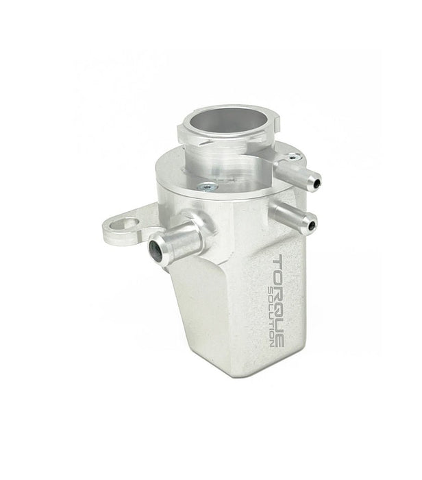 Torque Solution Coolant Expansion Tank Silver 2002 - 2007 WRX / 2004 - 2021 STI / 2004 - 2008 Forester XT / 2004 - 2006 Baja XT - TS - SU - 679S - Subimods.com
