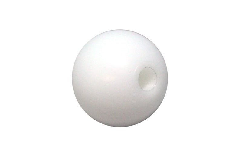 Torque Solution Delrin 50mm Shift Knob White M12x1.25 - TS - UNI - 107aw - Subimods.com