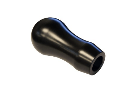Torque Solution Delrin Tear Drop Shift Knob Tall Black M12x1.5 - TS - UNI - 145 - Subimods.com
