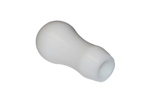 Torque Solution Delrin Tear Drop Shift Knob Tall White M12x1.5 - TS - UNI - 145w - Subimods.com