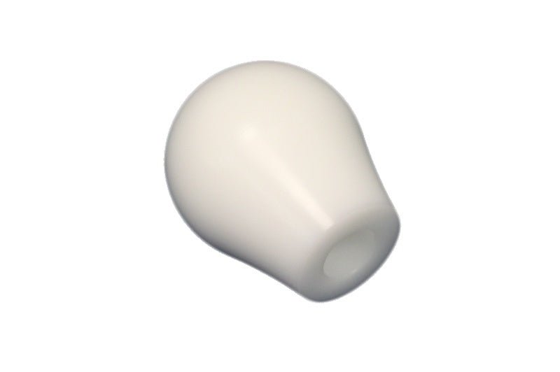 Torque Solution Delrin Tear Drop Shift Knob White M10x1.25 - TS - UNI - 108w - Subimods.com