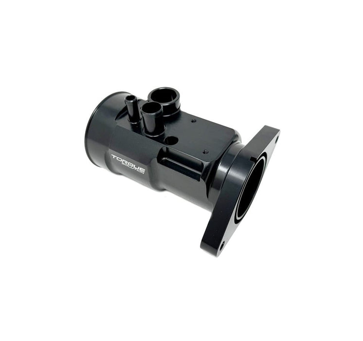 Torque Solution HD Billet Turbo Inlet Black 2015 - 2021 WRX / 2014 - 2018 Forester XT - TS - SU - 794BK - Subimods.com