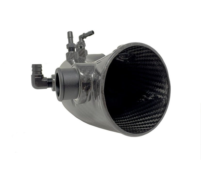 Torque Solution HD Turbo Inlet Carbon Fiber For Use w/ 84mm Inlet FP Turbo 2002 - 2007 WRX / 2004 - 2021 STI - TS - SU - 881CF - 84 - Subimods.com