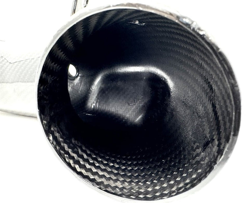 Torque Solution HD Turbo Inlet Carbon Fiber For Use w/ 84mm Inlet FP Turbo 2002 - 2007 WRX / 2004 - 2021 STI - TS - SU - 881CF - 84 - Subimods.com