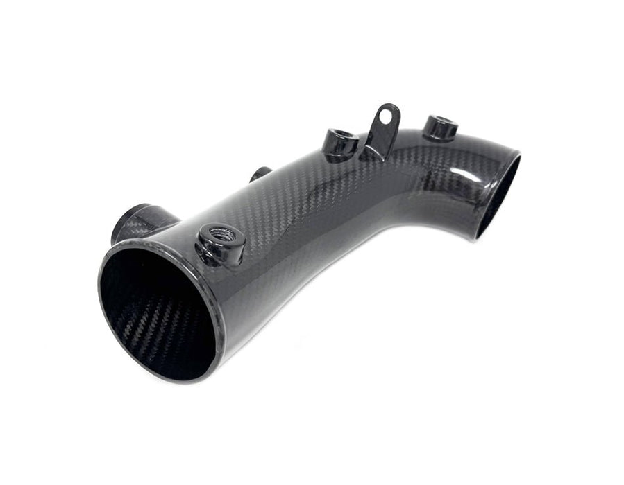 Torque Solution HD Turbo Inlet Carbon Fiber For Use w/ 84mm Inlet FP Turbo 2002 - 2007 WRX / 2004 - 2021 STI - TS - SU - 881CF - 84 - Subimods.com