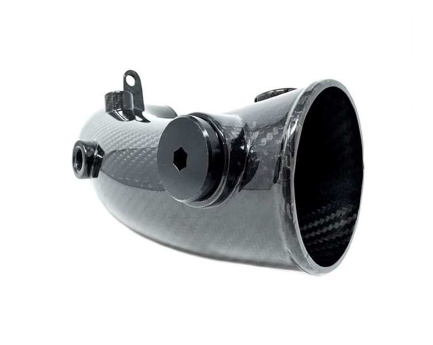Torque Solution HD Turbo Inlet Carbon Fiber For Use w/ 84mm Inlet FP Turbo 2002 - 2007 WRX / 2004 - 2021 STI - TS - SU - 881CF - 84 - Subimods.com