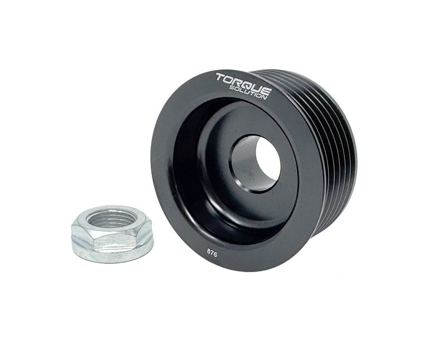 Torque Solution Lightweight Alternator Pulley 2015 - 2025 WRX / 2014 - 2018 Forester XT / 2019 - 2025 Ascent / 2021 - 2025 Legacy / 2021 - 2025 Outback - TS - SU - 876 - Subimods.com