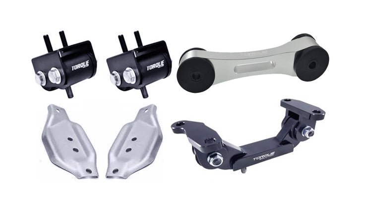 Torque Solution Mount Package w/ Pitch Stop and Mount Plates Silver 2002 - 2014 WRX / 2004 - 2021 STI - TS - SU - 123S.2 - PL - Subimods.com