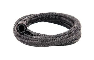 Torque Solution Nylon Braided Rubber Hose - 8AN 50 Feet Long - TS - RH - NR8 - 50 - Subimods.com