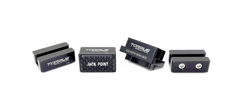 Torque Solution Pinch Weld Saver Jack Pads Black Most Subaru Models - TS - TL - 848 - Subimods.com