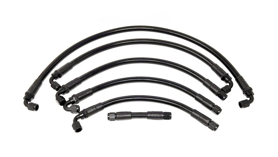 Torque Solution PTFE Fuel Line Kit For Use w/ Aeromotive - 6AN Regulator and Flex Fuel Kit 2008 - 2014 WRX / 2008 - 2021 STI - TS - SU - 6FLK - AM - P - 08 - FF - Subimods.com