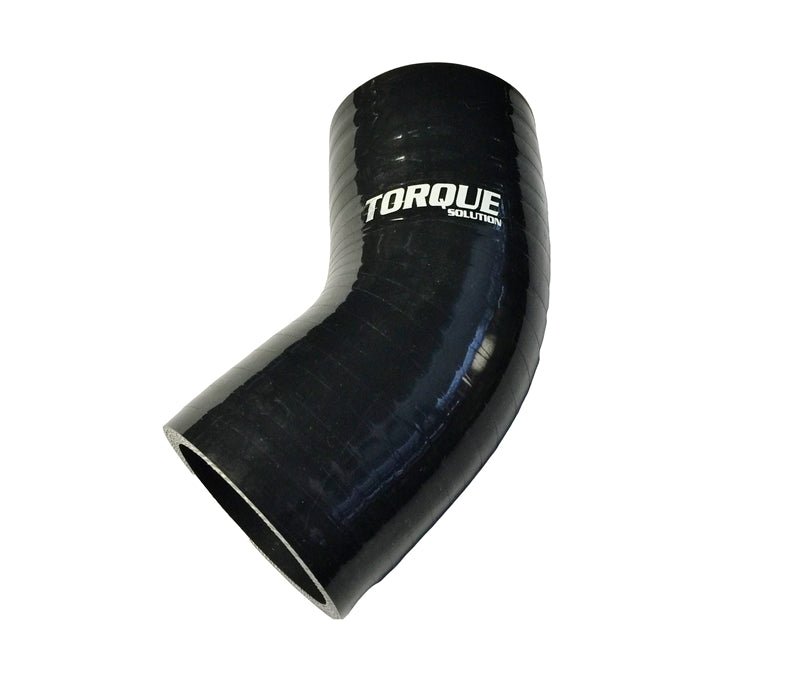 Torque Solution Silicone Elbow Black 45 Degree 4.0 Inch - TS - CPLR - 45D4BK - Subimods.com