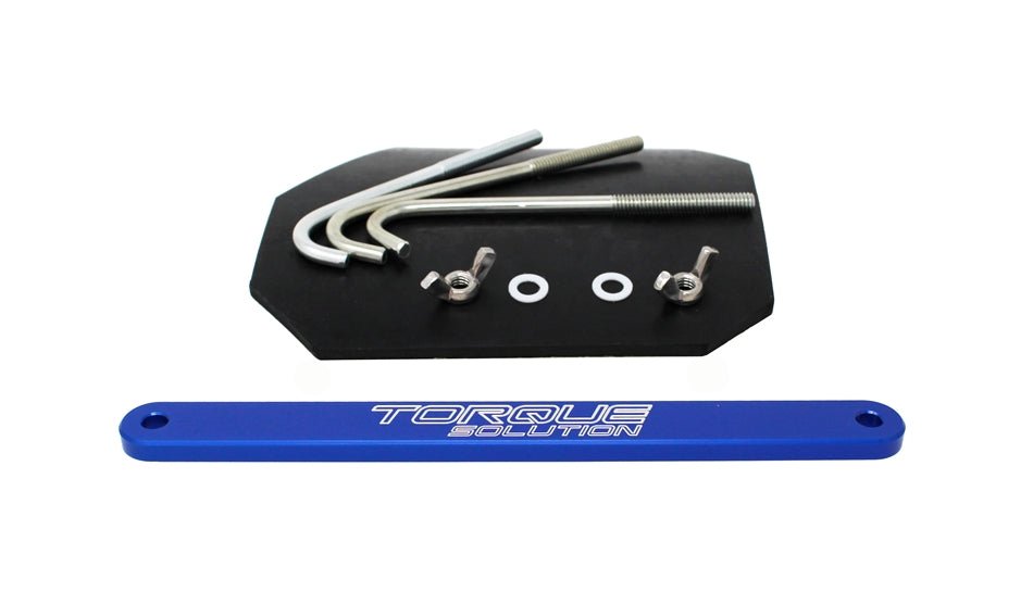 Torque Solution Small Battery Tie Down Blue 2002 - 2007 WRX / 2004 - 2007 STI - TS - SU - 613BU - Subimods.com