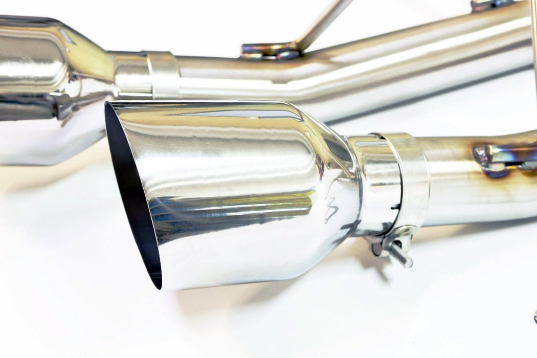 Torque Solution Stainless Steel Axle Back 2015 - 2021 WRX / 2015 - 2021 STI - TS-SU-883-S - Subimods.com