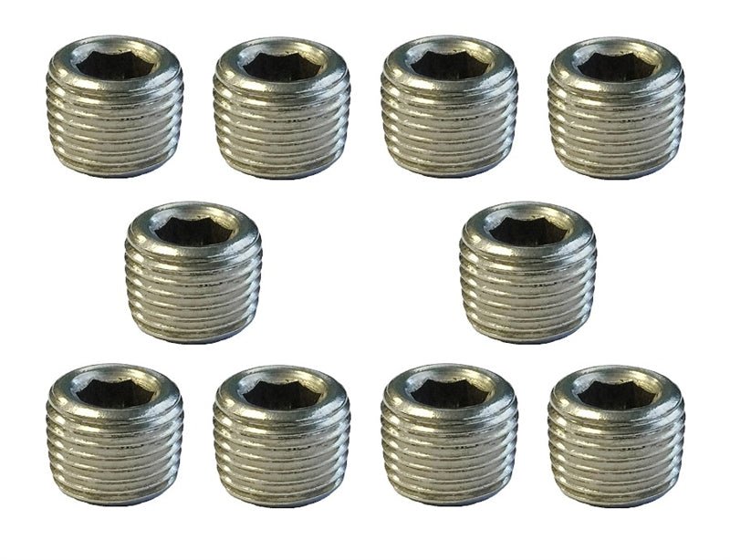 Torque Solution Stainless Steel Plug 1/8 NPT 10 Pack - TS - NPT - 18.10 - Subimods.com