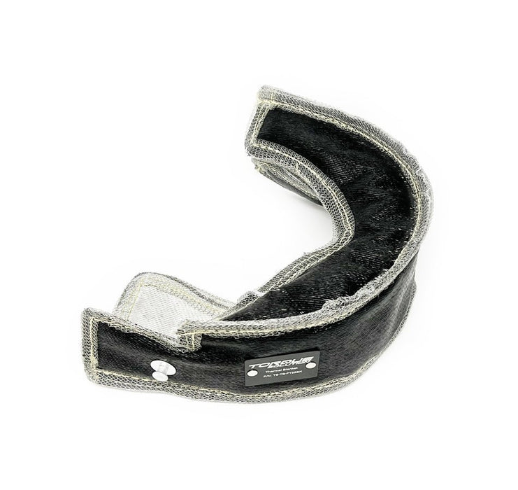 Torque Solution Thermal Turbo Blanket Black For Use w/ T25 and T28 Internally Gated Turbos - TS - TB - FT25BK - Subimods.com