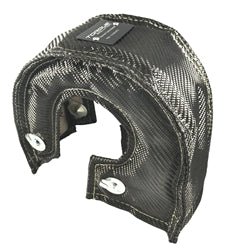 Torque Solution Thermal Turbo Blanket Carbon Fiber For Use w/ T3 Framed Turbos - TS - TB - CFT3 - Subimods.com