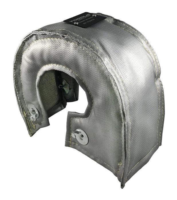 Torque Solution Thermal Turbo Blanket Gray For Use w/ T4 Framed Turbos - TS - TB - FT4G - Subimods.com