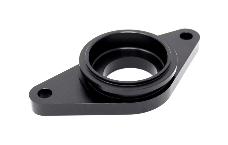 Torque Solution Tial Blow Off Valve Adapter Black 2002 - 2007 WRX / 2004 - 2021 STI - TS - SU - TIAL - BK - Subimods.com