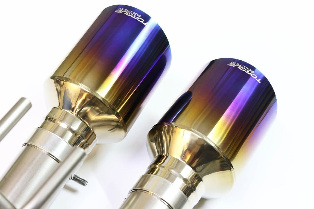 Torque Solution Titanium Axle Back Exhaust 2015 - 2025 WRX / 2015 - 2021 STI - TS-SU-883-TI - Subimods.com