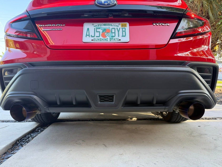 Torque Solution Titanium Axle Back Exhaust 2015 - 2025 WRX / 2015 - 2021 STI - TS-SU-883-TI - Subimods.com