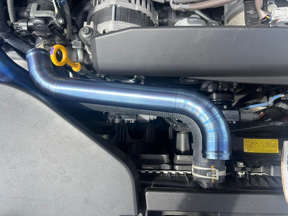 Torque Solution Titanium Radiator Pipe Kit Burnt Blue 2022 - 2024 WRX - TS - SU - 795TI - BU - Subimods.com