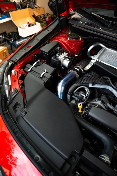 Torque Solution Titanium Top Mount Charge Pipe Burnt Blue 2022 - 2024 WRX / 2019 - 2023 Ascent / 2020 - 2024 Outback XT - TS - SU - 812BU - Subimods.com