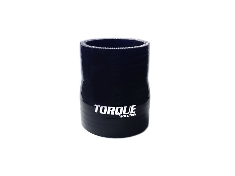 Torque Solution Transition Silicone Coupler Black 3.0 Inch to 4.0 Inch - TS - CPLR - T34BK - Subimods.com