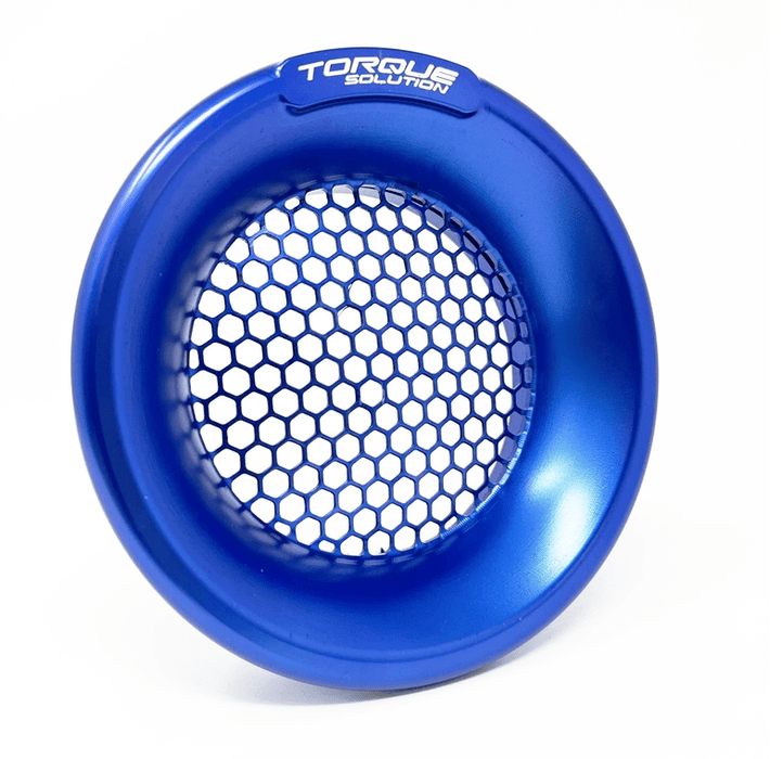 Torque Solution Turbo Velocity Stack Shield Blue 4 Inch Inlet - TS - VS - 740 - BU - Subimods.com
