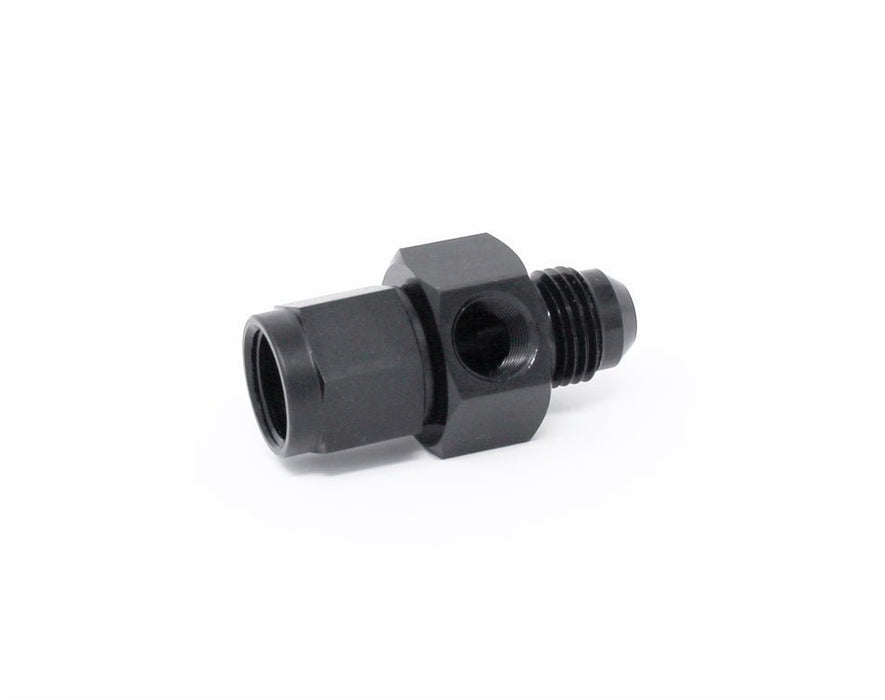 Torque Solution Union Fitting - 6AN Female to - 6AN Male w/ 1/8 NPT port - TS - FTG - 021 - Subimods.com