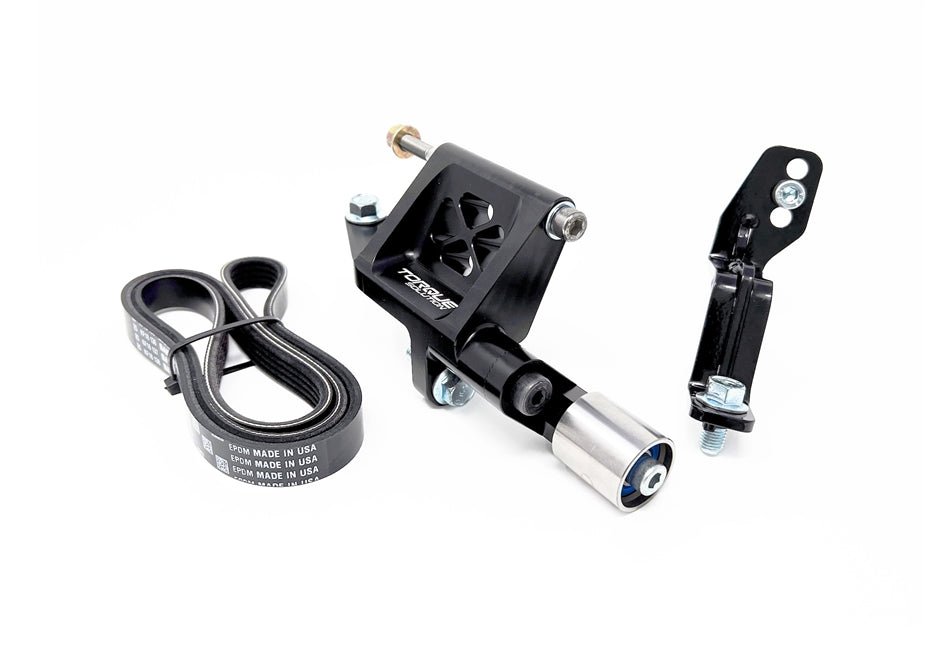 Torque Solution V2 Alternator Relocation Bracket Kit For Use w/ Reversed Intake Manifolds 2002 - 2014 WRX / 2004 - 2021 STI / 2004 - 2013 Forester XT / 2005 - 2009 Legacy GT - TS - SU - 440 - Subimods.com