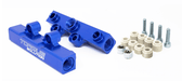 Torque Solution V2 Top Feed Fuel Rail Blue 2002 - 2014 WRX / 2007 - 2021 STI / 2008 - 2012 Legacy GT / 2006 - 2013 Forester XT - TS - SU - 400BU.2 - Subimods.com