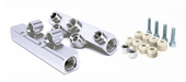 Torque Solution V2 Top Feed Fuel Rail Silver 2002 - 2014 WRX / 2007 - 2021 STI / 2008 - 2012 Legacy GT / 2006 - 2013 Forester XT - TS - SU - 400S.2 - Subimods.com