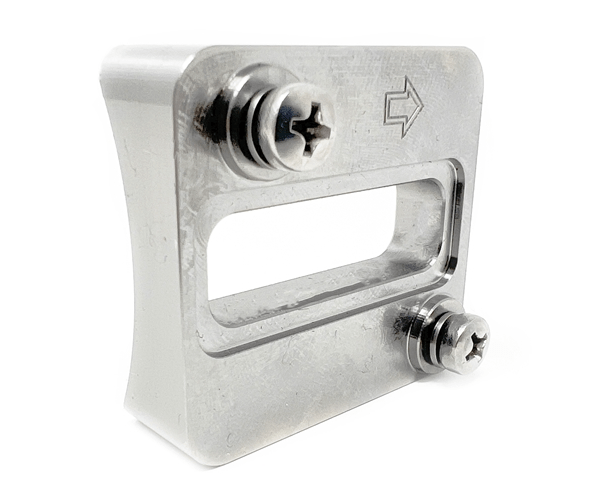 Torque Solution Weld On HPX / Hitachi Mass Air Flow Flange Titanium For Use w/ 3 Inch Pipe - TS - MAF - HITTi - Subimods.com