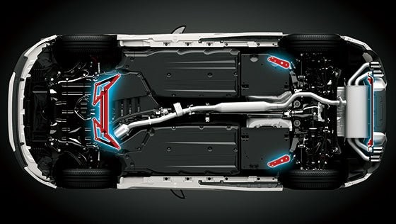 Toyota TRD GR Member Brace Set 2022 - 2024 GR86 - MS300 - 18003 - Subimods.com