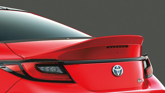 Toyota TRD GR Trunk Spoiler Crystal Spark Red GR86 — Subimods.com