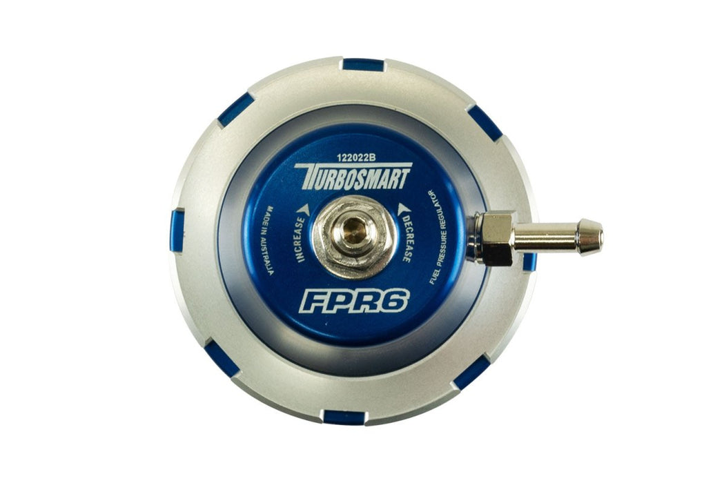 Turbosmart FPR6 Fuel Pressure Regulator Blue 6 - AN - TS - 0404 - 1021 - Subimods.com