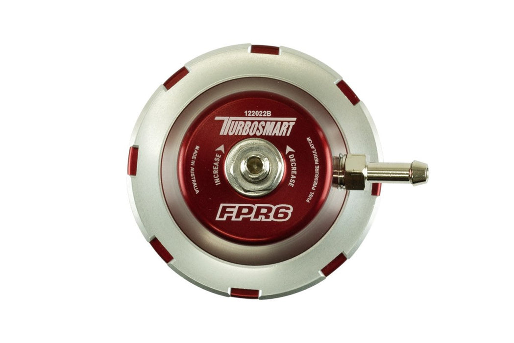 Turbosmart FPR6 Fuel Pressure Regulator Red 6 - AN - TS - 0404 - 1024 - Subimods.com