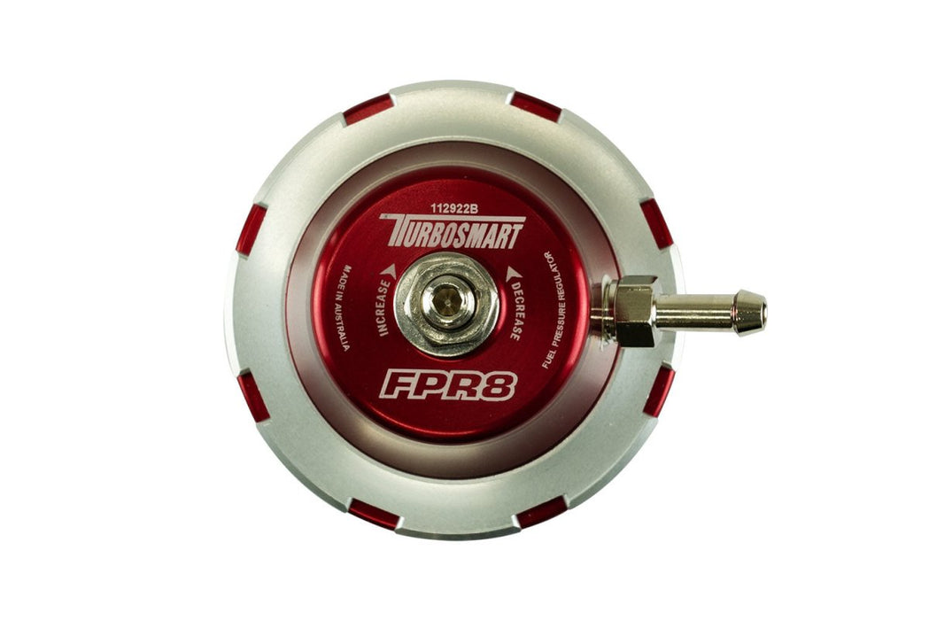 Turbosmart FPR8 Fuel Pressure Regulator Red - 8AN - TS - 0404 - 1034 - Subimods.com