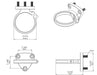 Turbosmart Fuel Pressure Regulator Billet Mounting Bracket Black - TS - 0402 - 1141 - Subimods.com