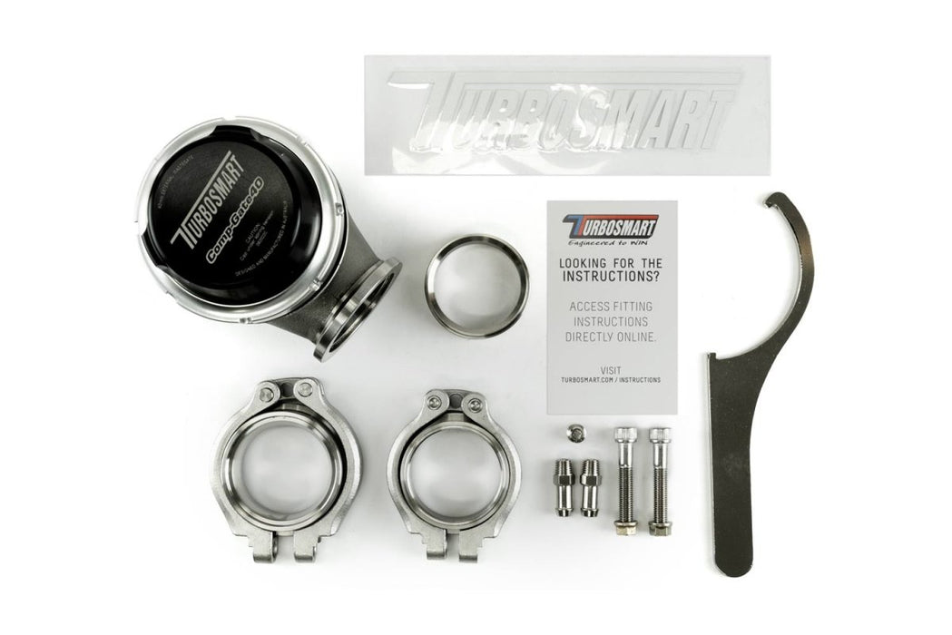 Turbosmart Gen4 CompGate40 40mm External Wastegate 7PSI Black - TS - 0505 - 1006 - Subimods.com