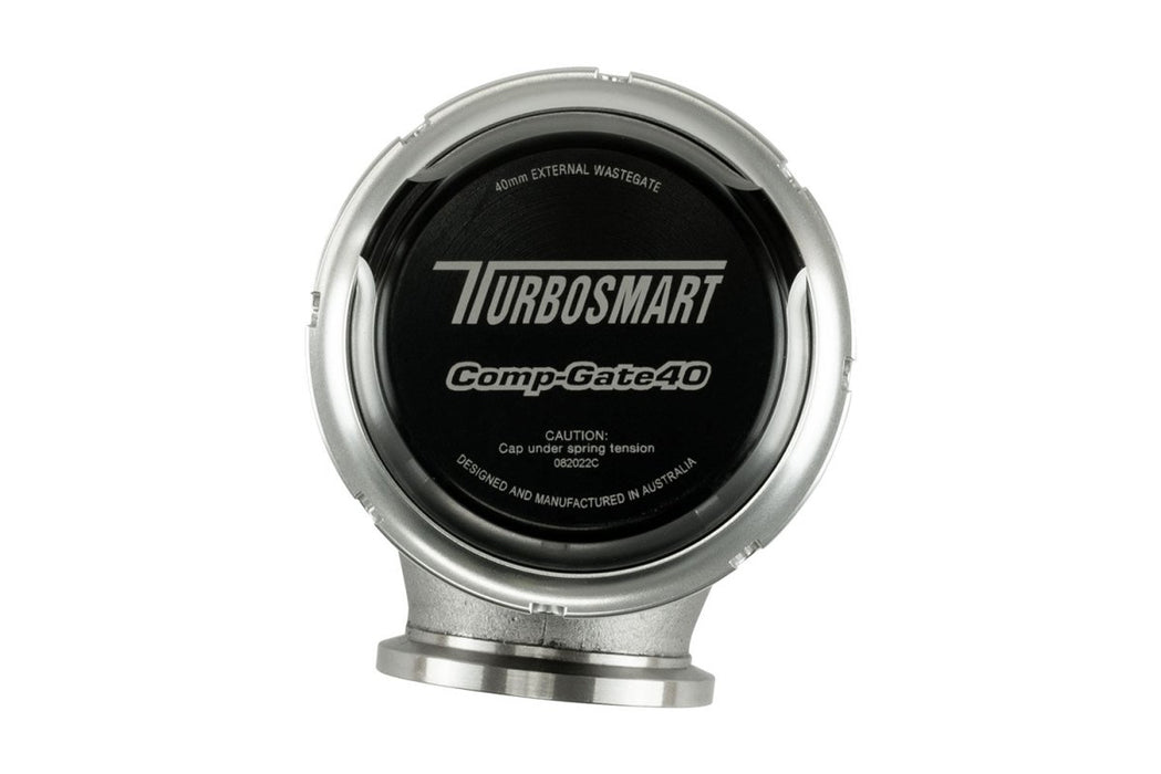 Turbosmart Gen4 CompGate40 40mm External Wastegate 7PSI Black - TS - 0505 - 1006 - Subimods.com