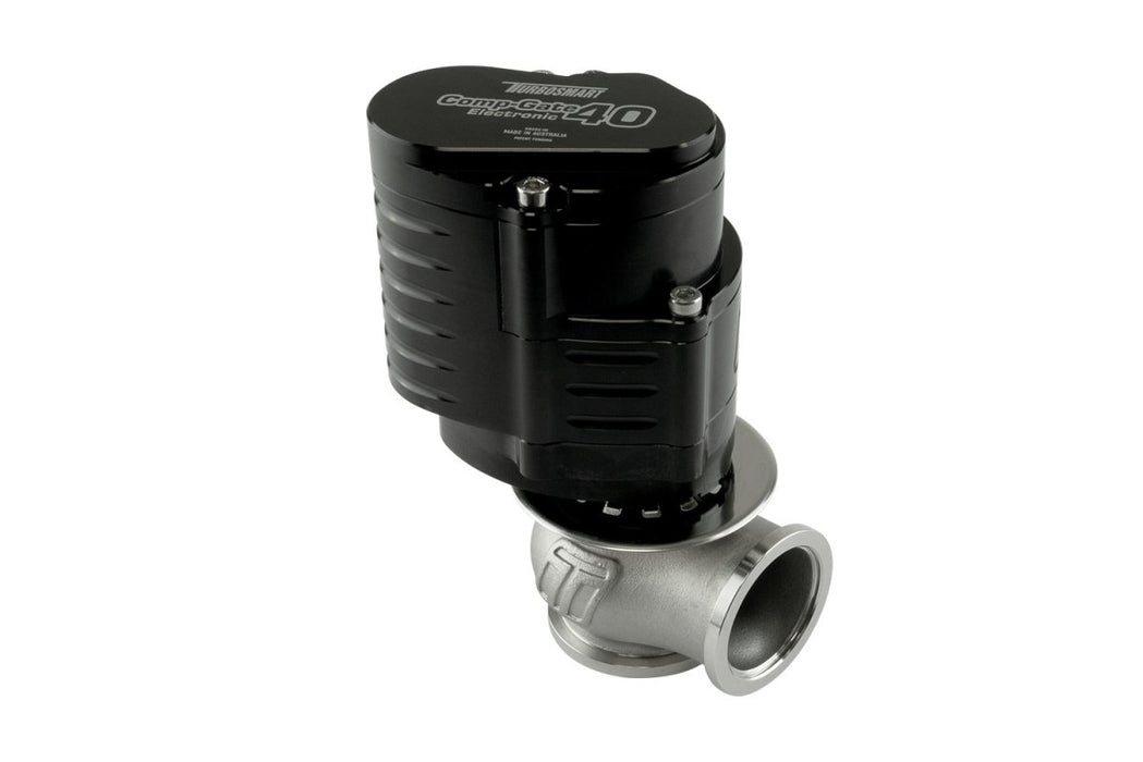 Turbosmart GenV Electronic CompGate40 40mm Electronic External Wastegate Black - TS - 0552 - 1502 - Subimods.com