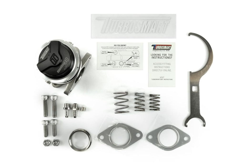 Turbosmart GenV UltraGate38 38mm External Wastegate 7psi Black - TS - 0551 - 1002 - Subimods.com