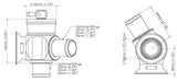 Turbosmart Kompact Dual Port Blow Off Valve w/ 25mm Inlet Fitting - TS - 0203 - 1022 - Subimods.com