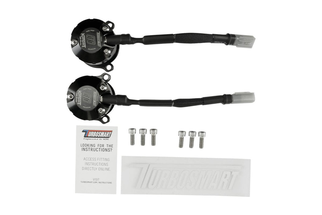 Turbosmart Kompact EM Dual Port Blow Off Valve Pair VR20 Toyota Tundra / Toyota Sequoia w/ Twin Turbo I - Force Max V6 - TS - 0223 - 1083 - Subimods.com