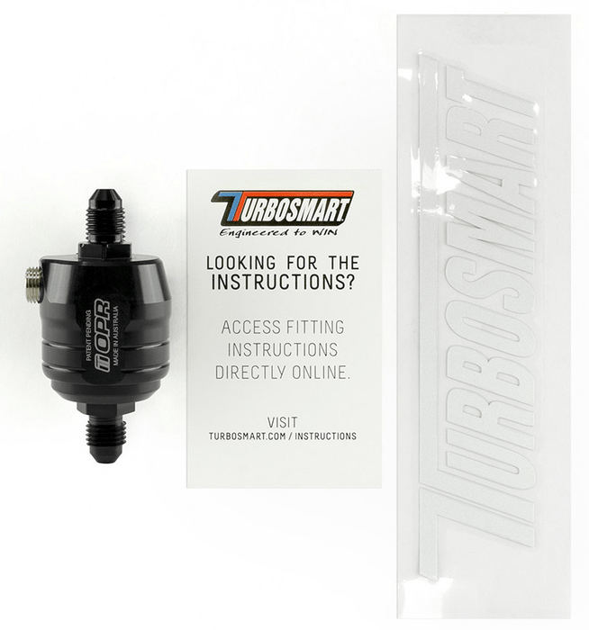 Turbosmart OPR V2 Turbo Oil Pressure Regulator Black - TS - 0811 - 0012 - Subimods.com